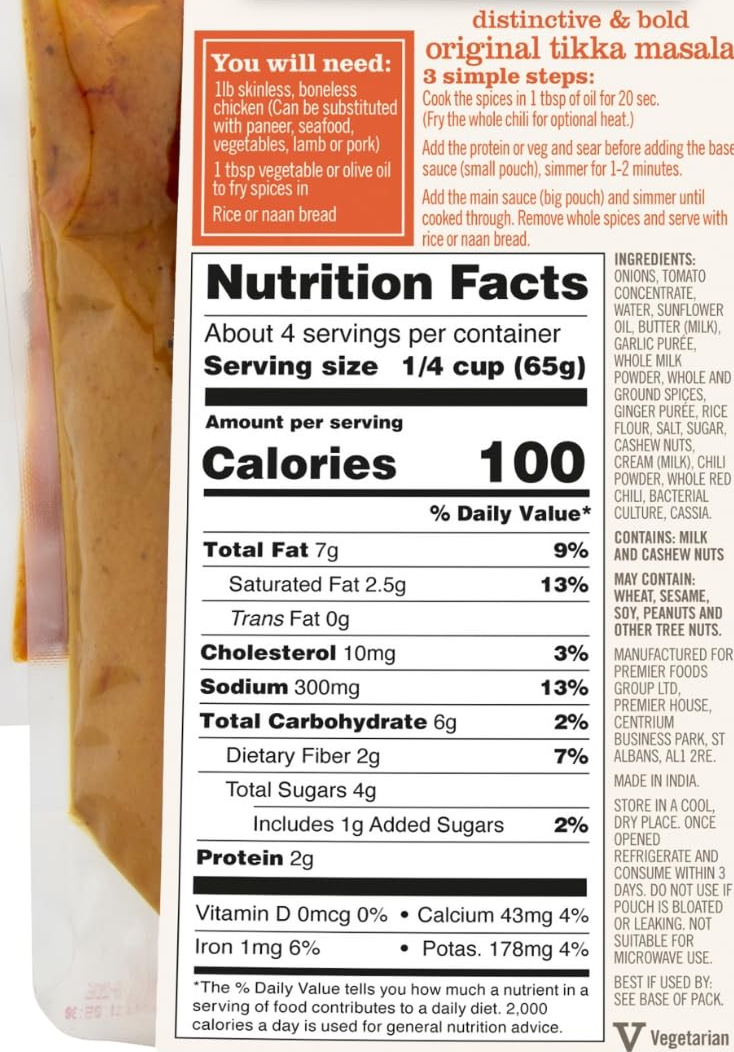Original Tikka Masala Curry Sauce Kit (5 Pack)