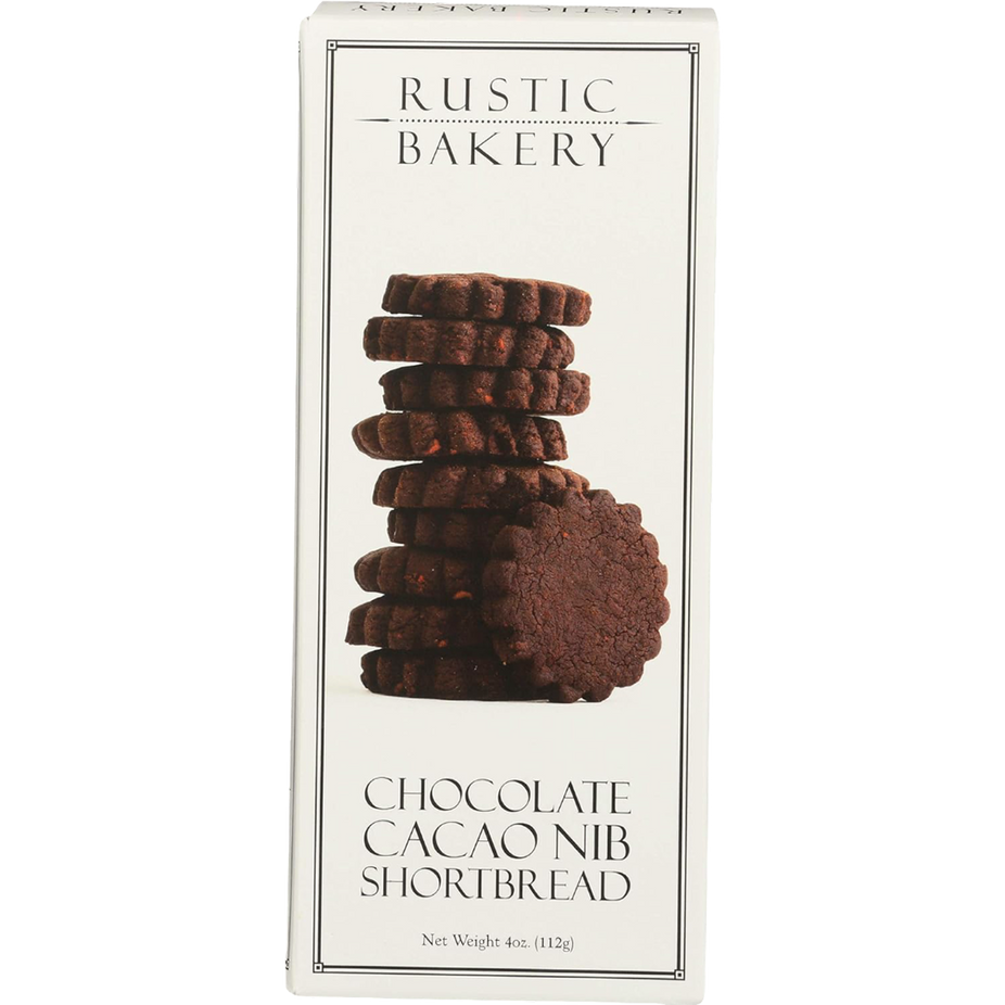 Chocolate Cacao Nib Shortbread