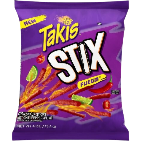 Corn Snack Sticks, Fuego