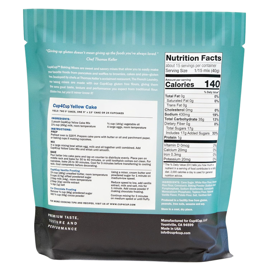 Gluten Free Yellow Cake Mix
