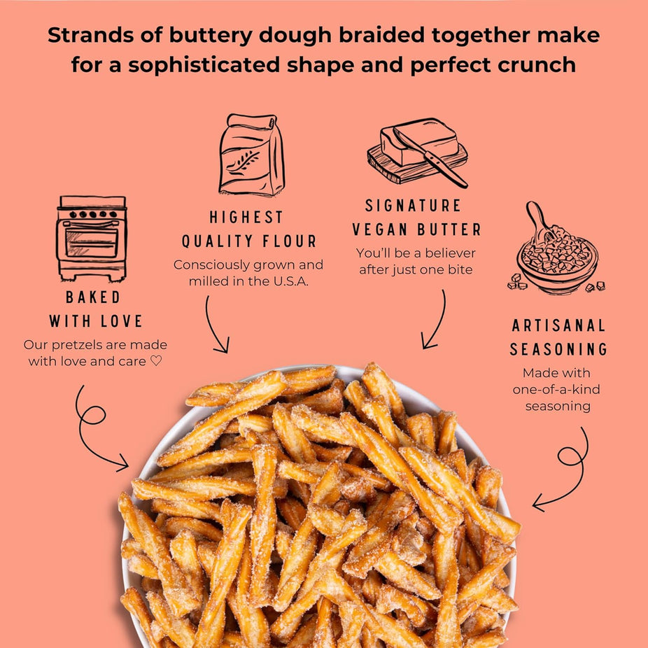 Maui Monk Vegan Butter Pretzel Braids