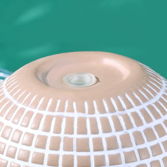 Disco Ceramic Planter - Small / Sand