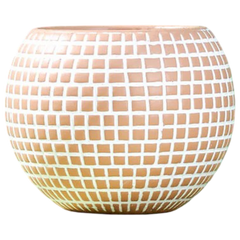 Disco Ceramic Planter - Small / Sand