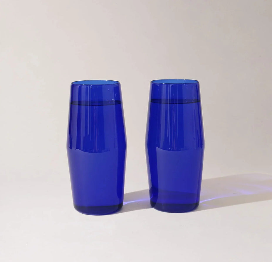Century Glass Set Of Two (Cobalt)