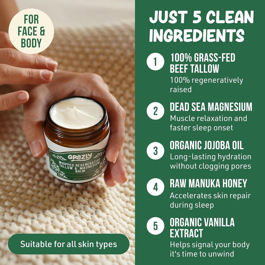 Regenerative Tallow & Honey Balm - Unscented
