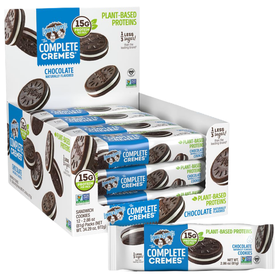 Lenny & Larry's S The Complete Cremes Plant-Based Protein Cookies Chocolate
