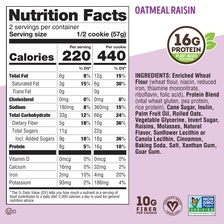 Oatmeal Raisin Soft-Baked Cookies (4 CT)