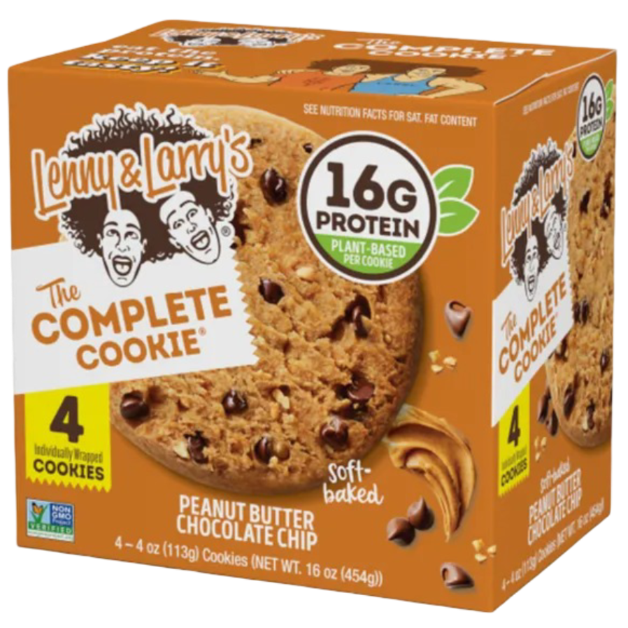 Peanut Butter Chocolate Chip Complete Vegan Cookies (4CT)