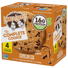 Peanut Butter Chocolate Chip Complete Vegan Cookies (4CT)