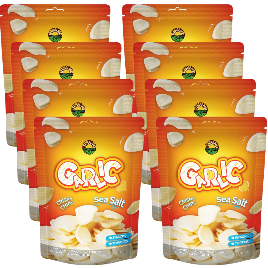 Garlic Sea Salt Chips (8 Pack)