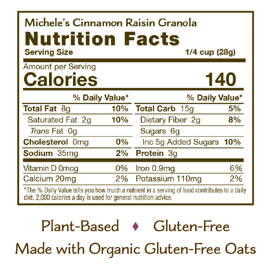 Cinnamon Raisin Granola
