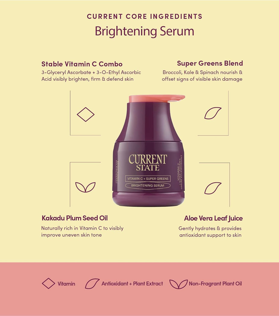 Vitamin C And Super Greens Brightening Serum