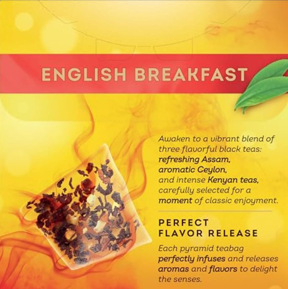English Breakfast Black Tea 20 Pyramid Tea Bags