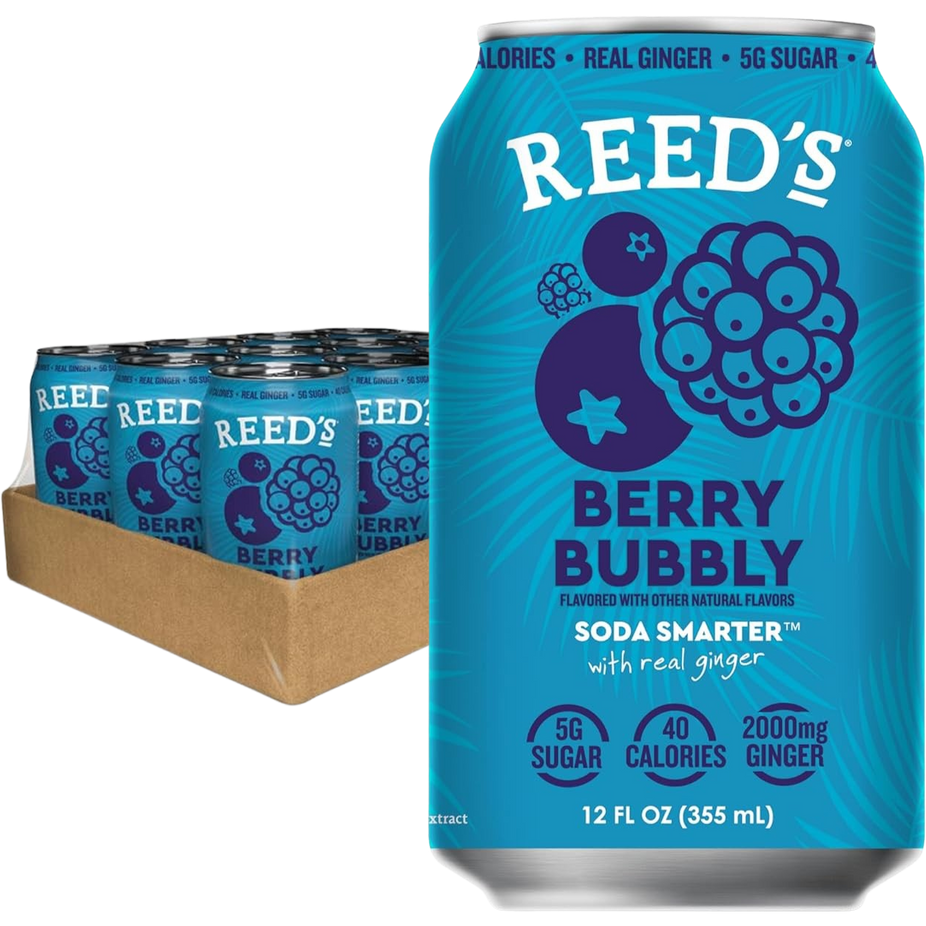 Berry Bubbly Functional Soda (12 Pack)