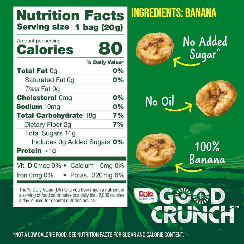 Goods Crunch Original Banana Bites (12 Pack)