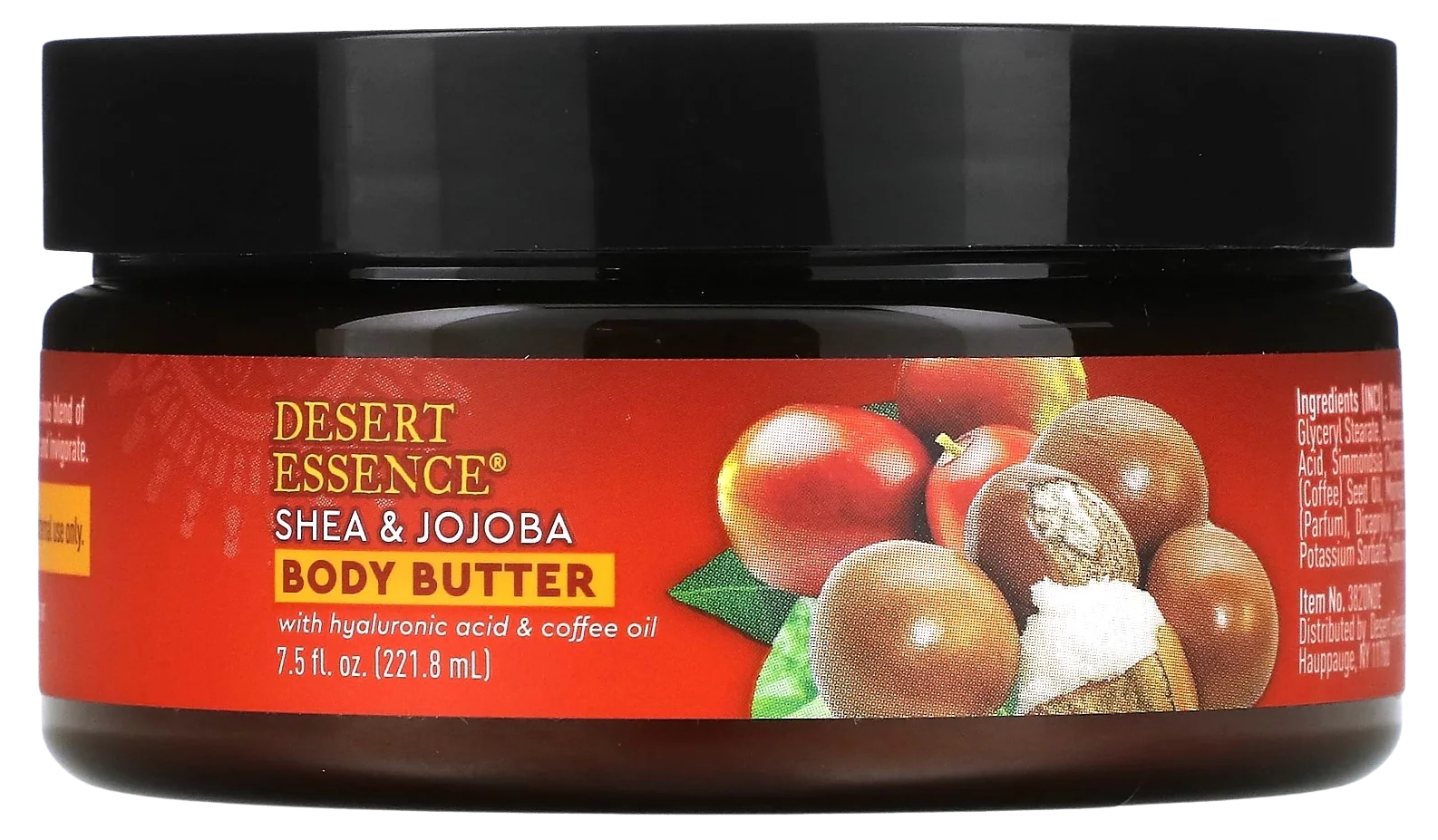 Desert Essence Body Butter with Hyaluronic Acid & Coffee Oil Shea