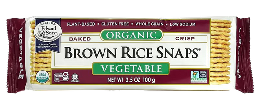 Vegetable Brown Rice Snaps