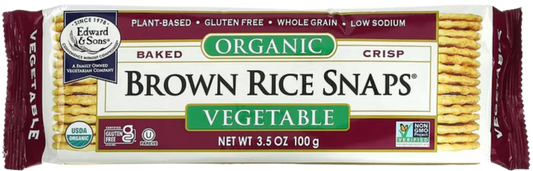 Vegetable Brown Rice Snaps