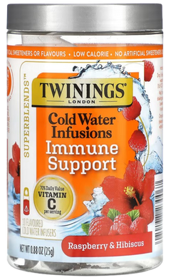 Raspberry & Hibiscus Cold Water Infusions Immune Support