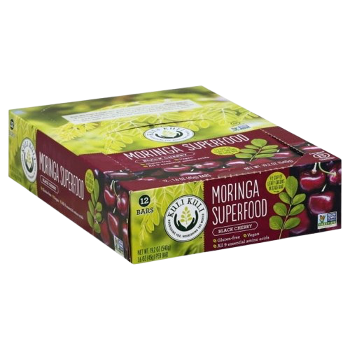 Black Cherry Moringa Superfood Energy Bar (12 CT)