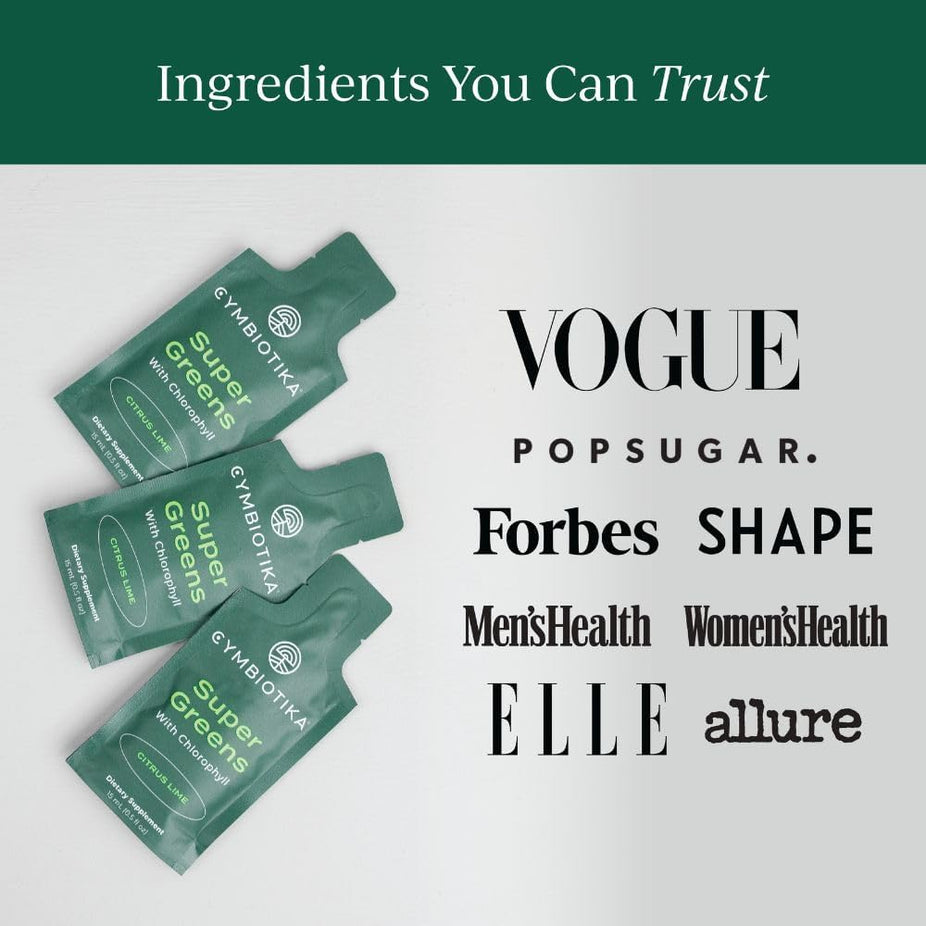 Super Greens With Chlorophyll - Citrus Lime (30 Packets)