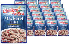 Mackerel Fillet In Soybean Oil (24 Pack)
