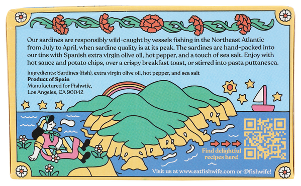 SARDINES WITH HOT PEPPER - Back - No Plunge - Unit