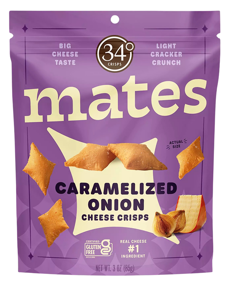 Caramelized Onion Cheese Crisps