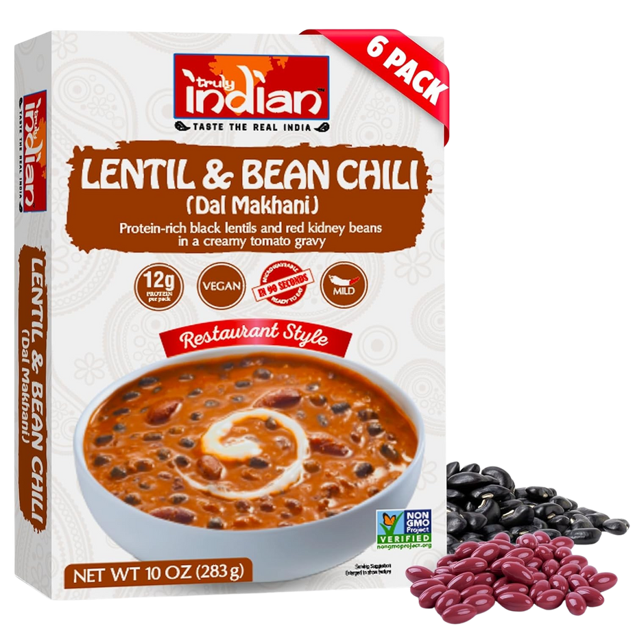 Dal Makhani Vegan Lentil & Bean Chili Entree (6 Pack)