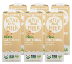 Better Than Milk Organic Unsweetened Oat Drink (6 Pack)