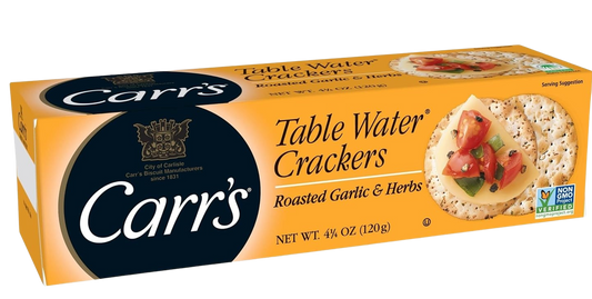 Roasted Garlic and Herbs Table Water Crackers