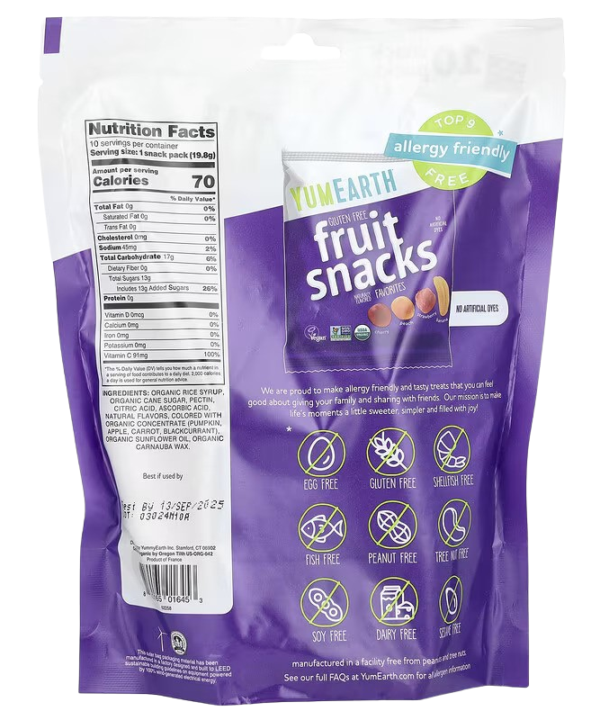 Fruit Snacks (10 CT)