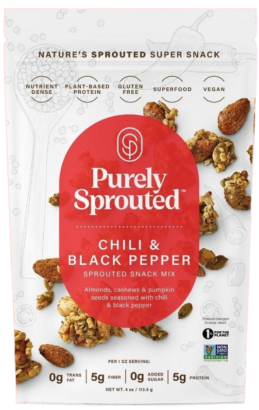 Chili & Black Pepper Sprouted Snack Mix