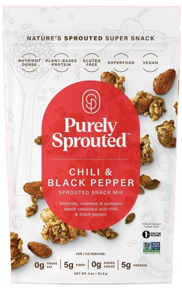 Chili & Black Pepper Sprouted Snack Mix