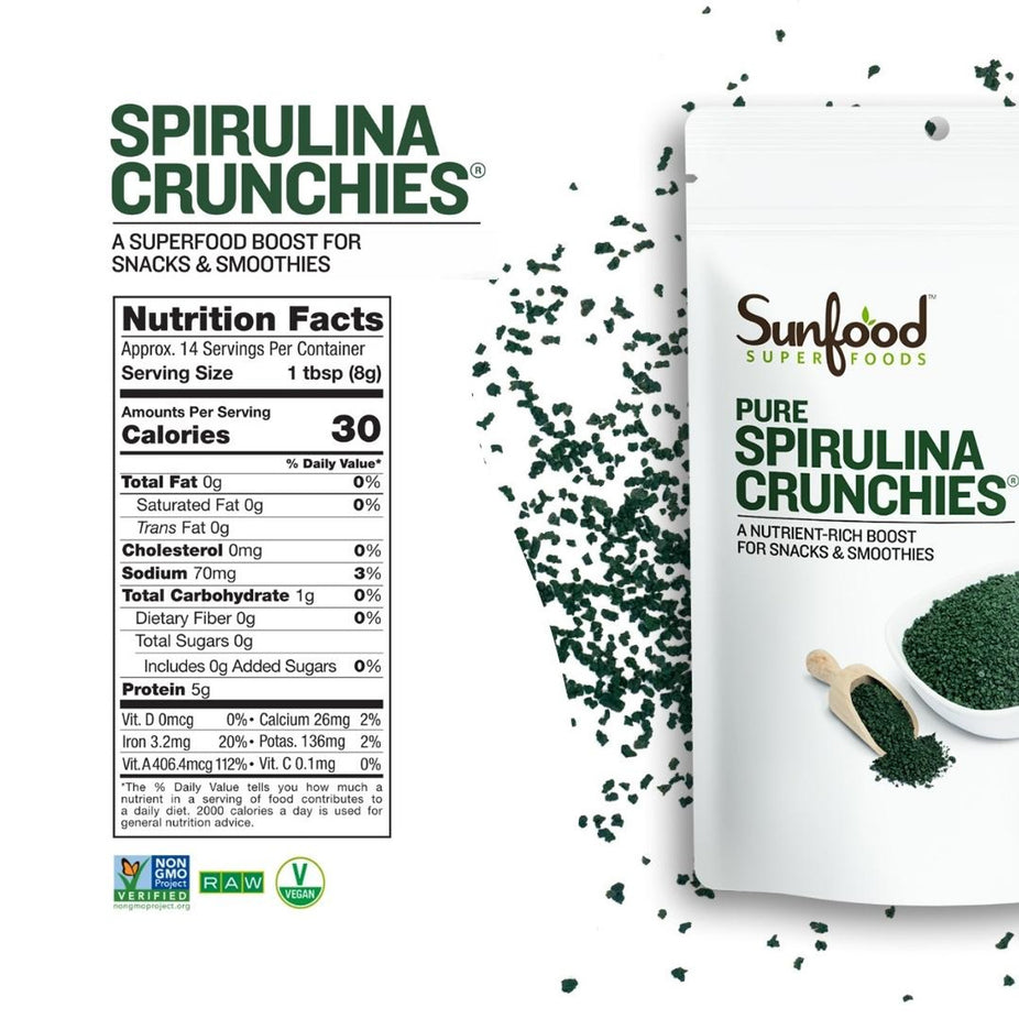 Pure Spirulina Crunchies