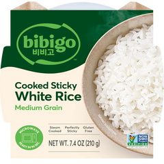 Medium Grain Cooked Sticky White Rice