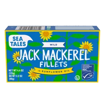 Wild Jack Mackerel in Sunflower Oil (12 Pack)