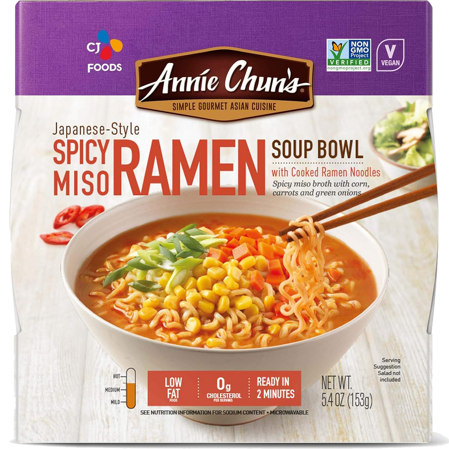 Spicy Miso Ramen Soup Bowl