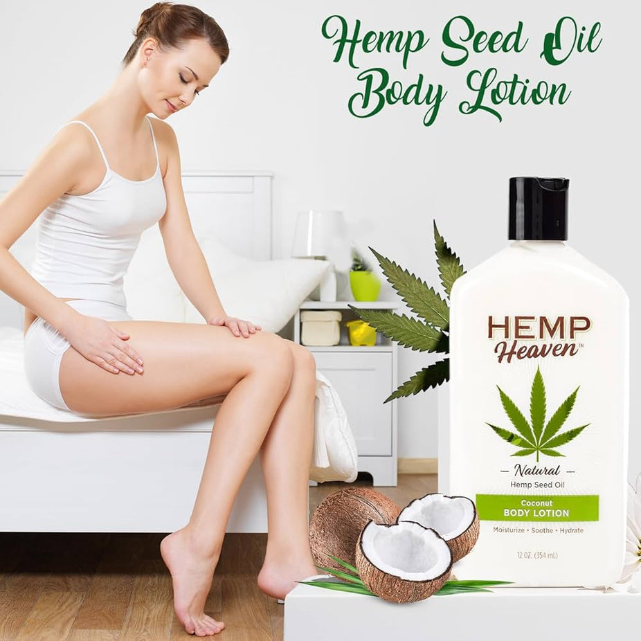Organic Body Lotion Coconut Hemp Seed Oil