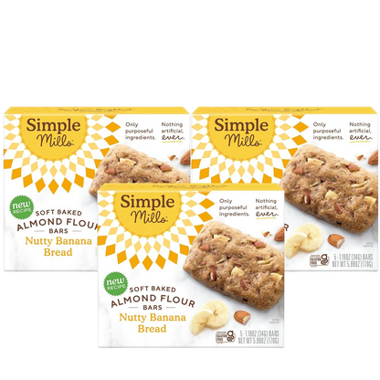 Nutty Banana Bread Soft Baked Bars (3 Pack)