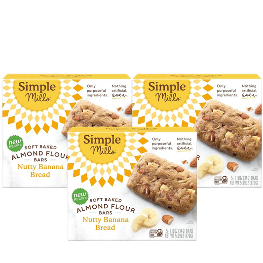 Nutty Banana Bread Soft Baked Bars (3 Pack)