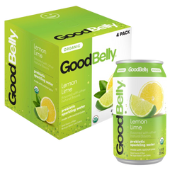 Lemon Lime Prebiotic Sparkling Water (4 Pack)
