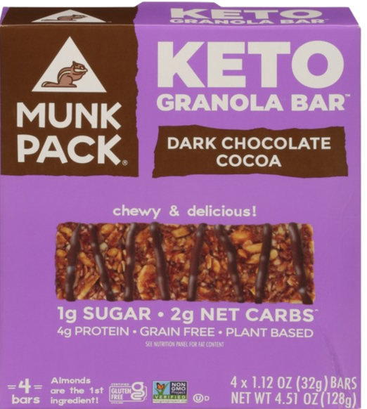 Bar Granola Dark Chocolate Cocoa (4 Pack)