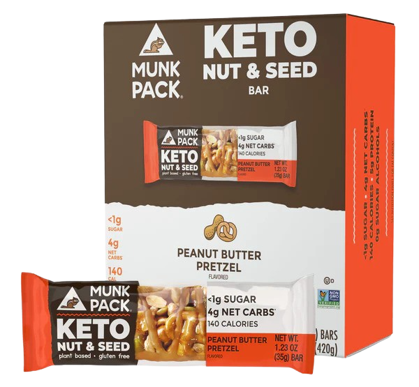 Nut & Seed Peanut Butter Pretzel Bar (12 Pack)