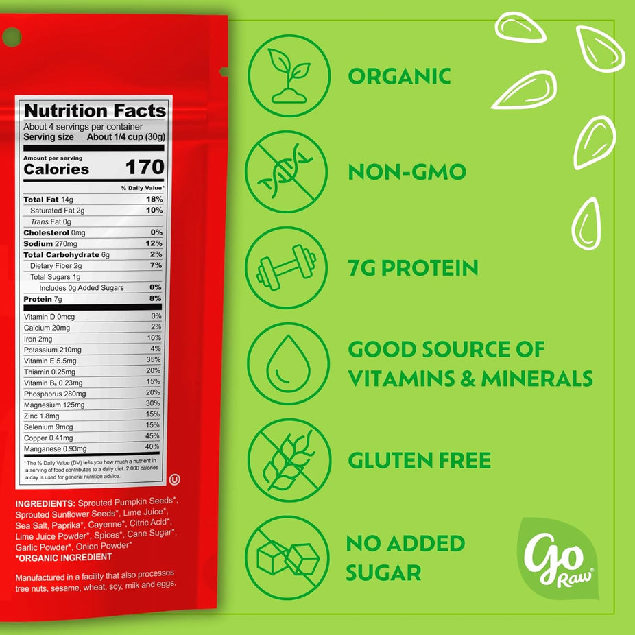 Chili Lime Sprouted Snacking Seeds