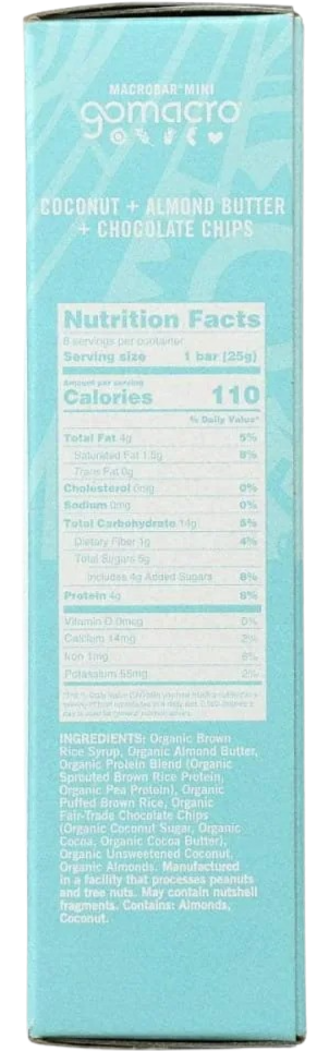 Organic Coconut Almond Mini Bar (8CT)