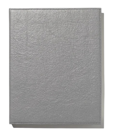 Banana Leather Notebook Med Gry Unlined