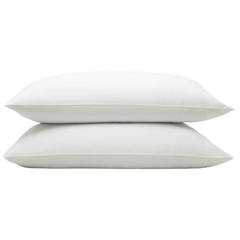 Organic Cotton Standard Pillow Cases - White (Set of 2)