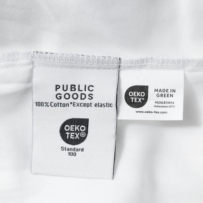 Organic Cotton Standard Pillow Cases - White (Set of 2)
