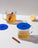 5-Piece Silicone Suction Lids Set - Blue
